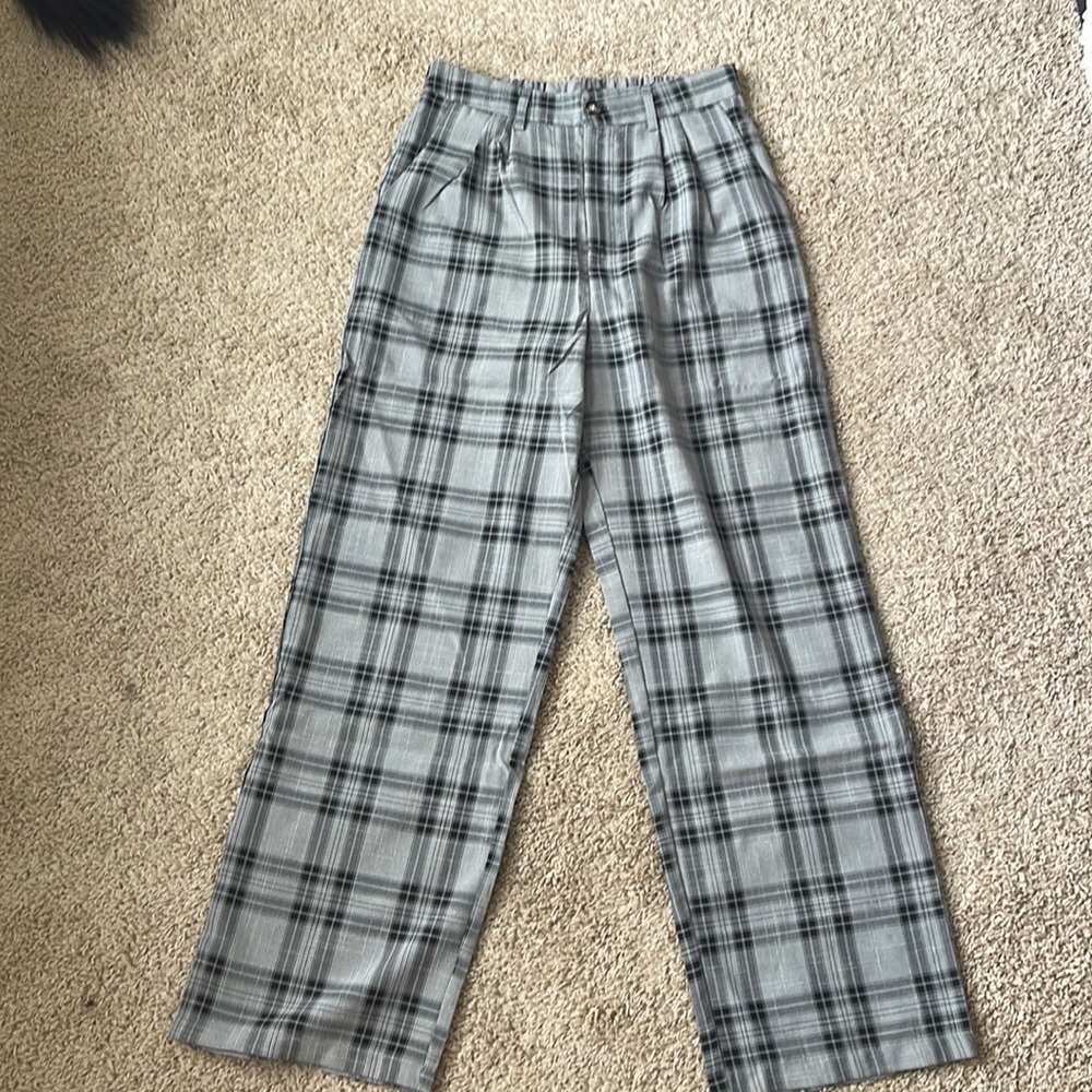 Plaid trousers